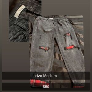 Vans Black Distressed Men's Jeans